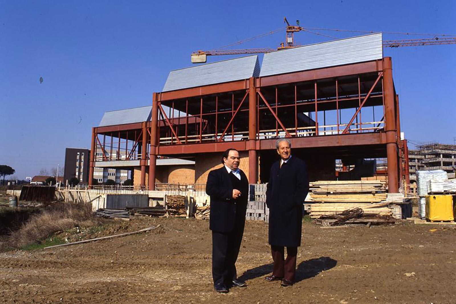 Enrico Pecci con Amnon Barzel, 1988